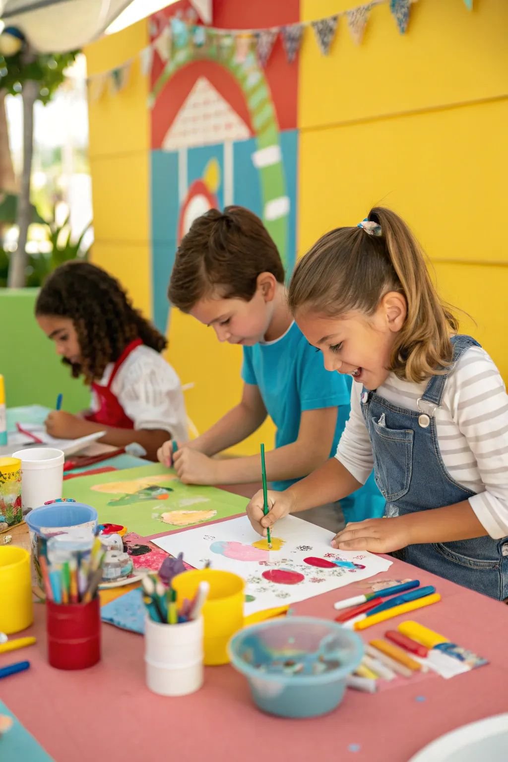 Children doing activities