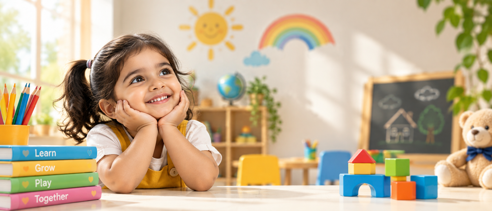 Little Wings children and teacher