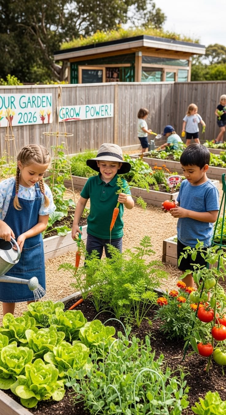 Little Wings garden and outdoor space