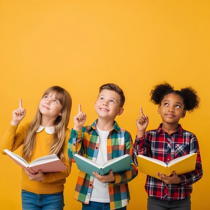 Junior KG children learning